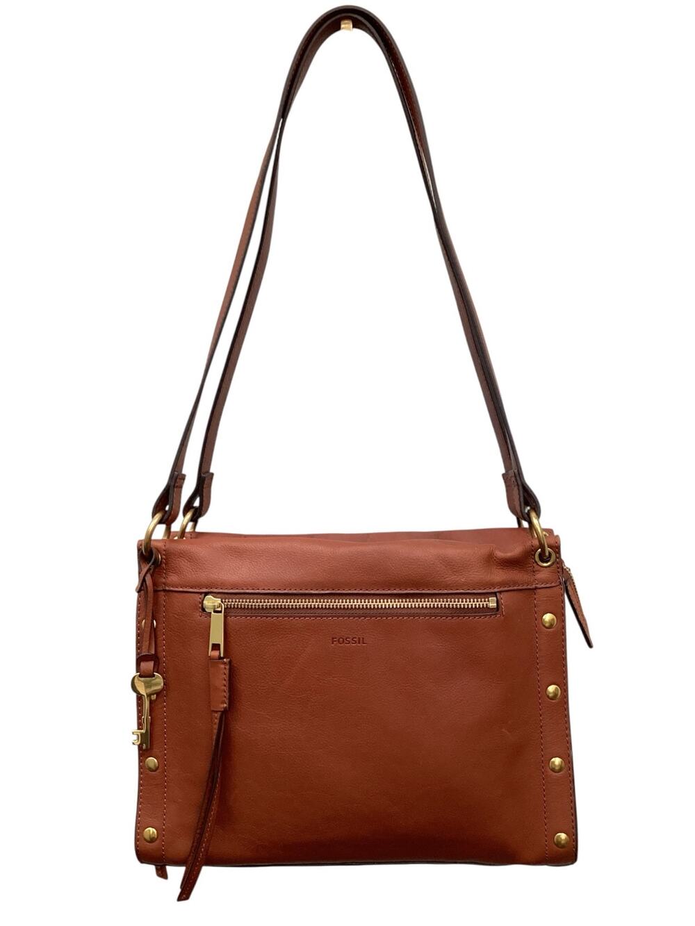 NWT Fossil Allie Leather Satchel Purse